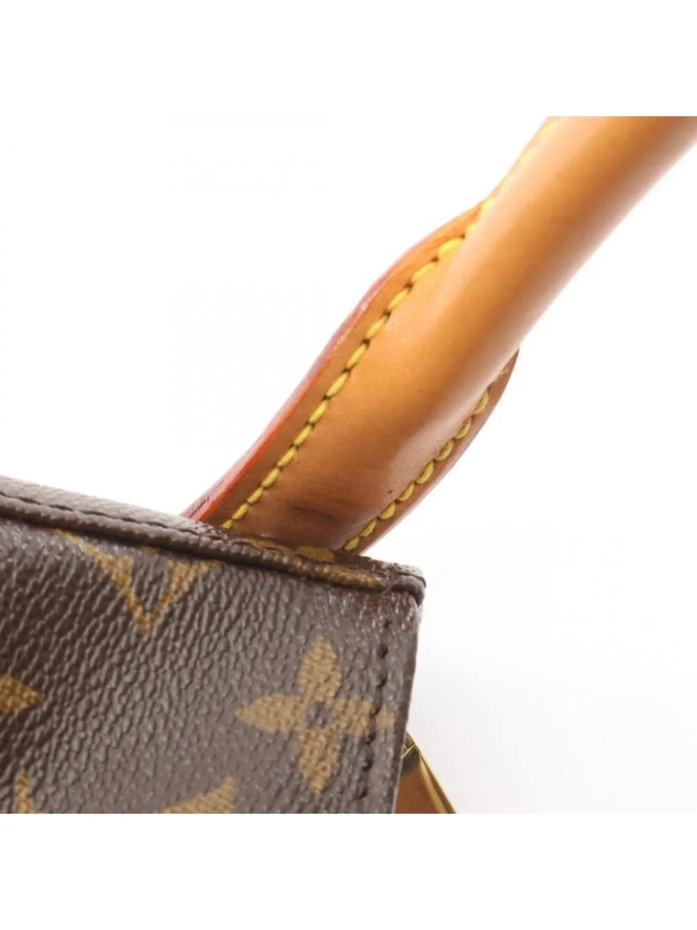 Louis Vuitton Shoulder Bag Looping MM Canvas Leather